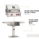 American Outdoor Grills by Fire Magic 24-Inch T Series Post Mount Gas Grill | 2-Burner
