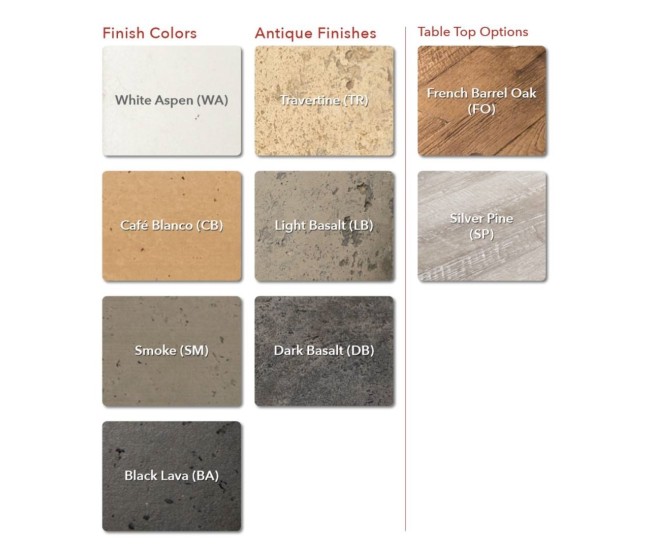 American Fyre Design Dark Basalt Milan Linear Firetable (Tall Model)