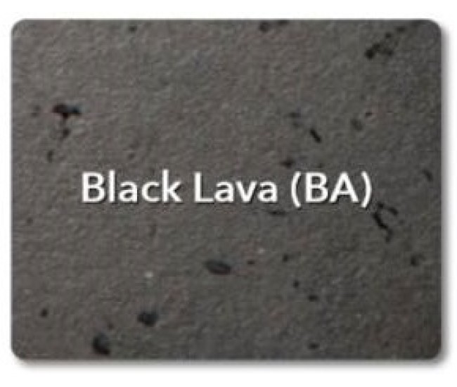 American Fyre Design Black Lava Milan Linear Firetable (Tall Model)