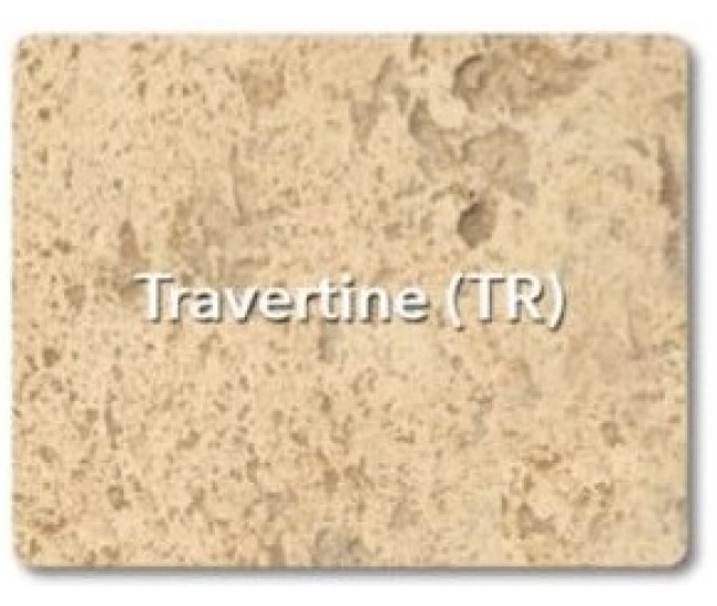 American Fyre Designs Travertine Louvre Rectangle Fire Pit