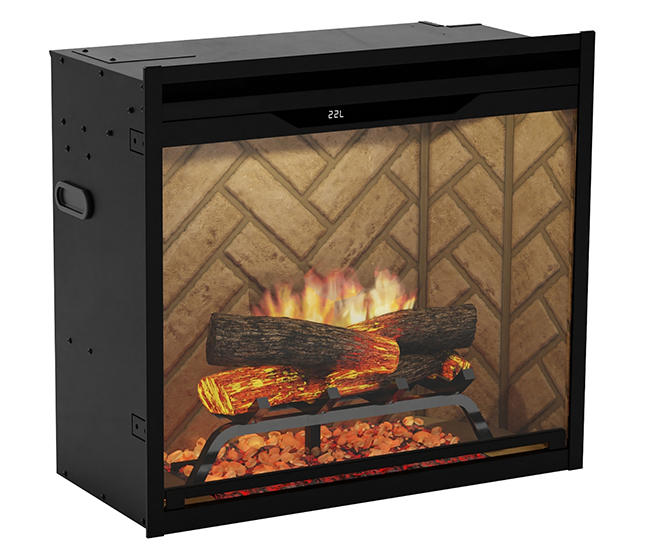 Dimplex Revillusion 24-inch Herringbone Built-In Firebox