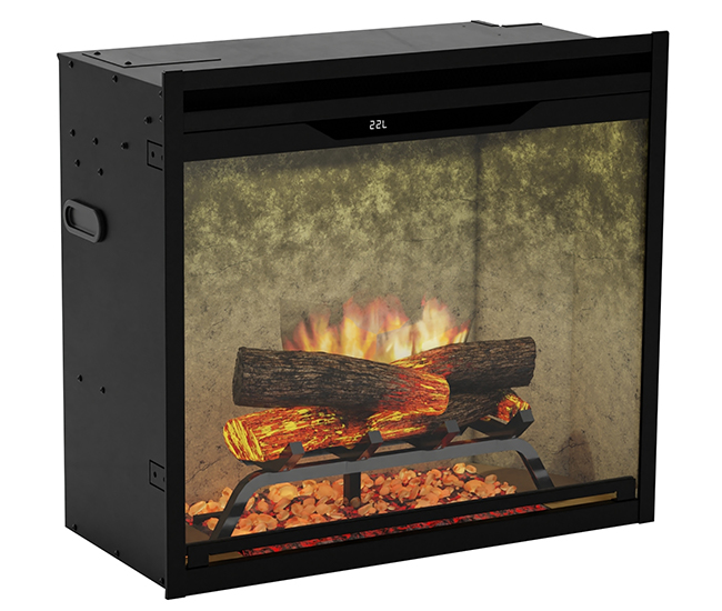 Dimplex Revillusion 24-inch Weathered Concrete Built-In Firebox
