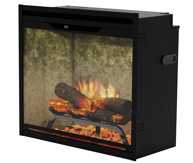 Dimplex Revillusion 24-inch Weathered Concrete Built-In Firebox