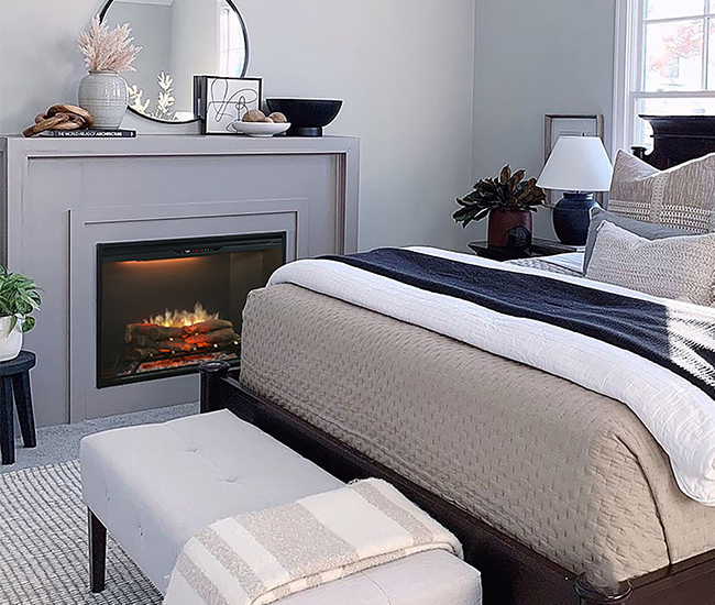 Dimplex Revillusion 24-inch Black Built-In Firebox