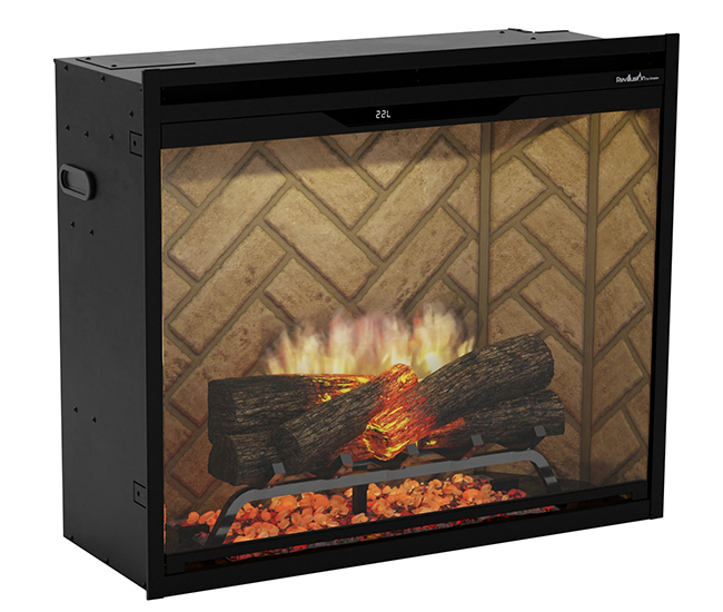 Dimplex Revillusion 30-inch Herringbone Built-In Firebox