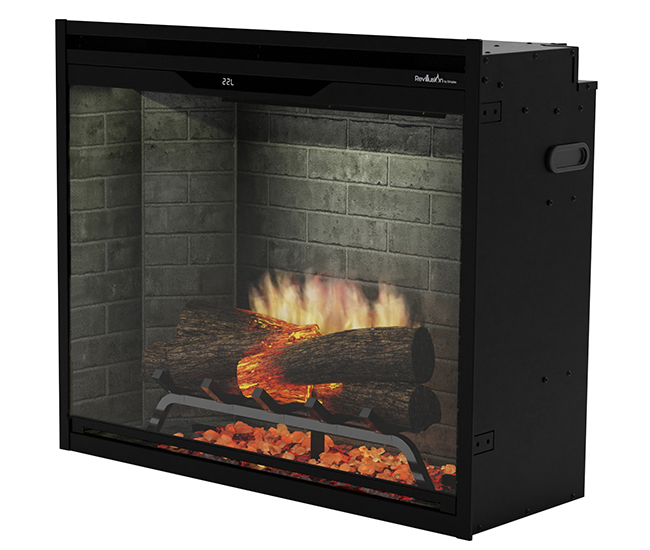 Dimplex Revillusion 30-inch Neutral Brick Built-In Firebox