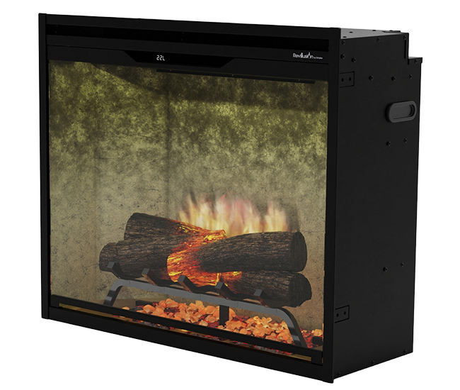 Dimplex Revillusion 30-inch Weathered Concrete Built-In Firebox