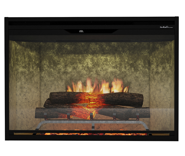Dimplex Revillusion 36-inch Weathered Concrete Built-In Firebox