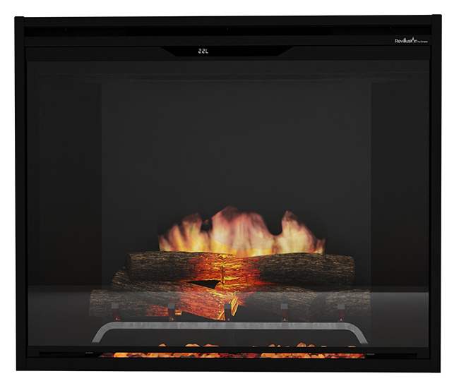 Dimplex Revillusion 36-inch Black Built-In Firebox, Portrait
