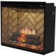 Dimplex Revillusion 36-inch Herringone Built-In Firebox, Portrait