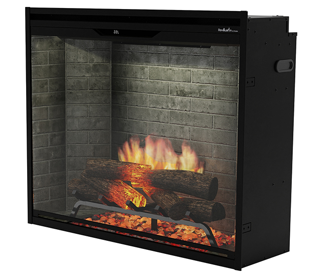 Dimplex Revillusion 36-inch Neutral Brick Built-In Firebox, Portrait