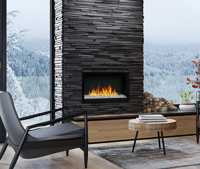 Dimplex Nova 33-inch Plug-in Electric Firebox with Acrylic Ember Media Bed