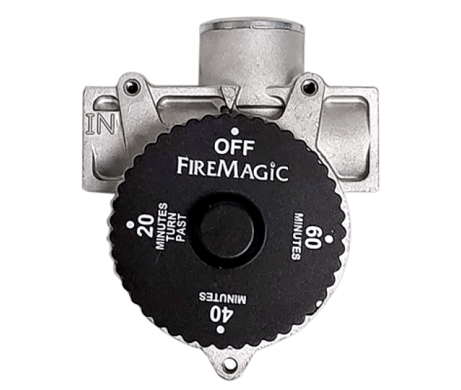 Fire Magic 1 Hour Automatic Timer Gas Shut Off Valve With Logo