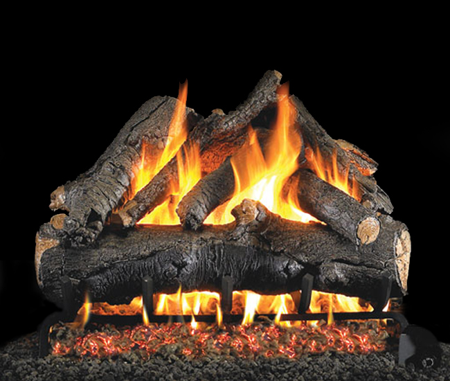Real Fyre Outdoor American Oak Gas Log Set Real Fyre Outdoor American Oak Gas Log Set
