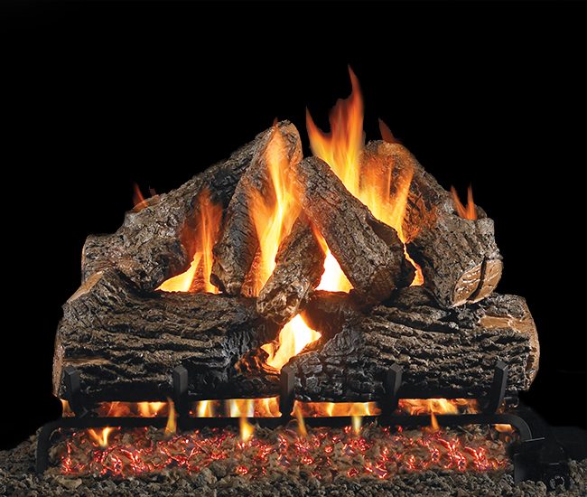 Real Fyre Outdoor Charred Oak Gas Log Set Real Fyre Outdoor Charred Oak Gas Log Set