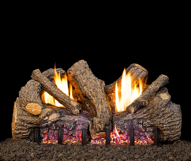 Real Fyre Outdoor Foothill Oak Gas Log Set Real Fyre Outdoor Foothill Oak Gas Log Set