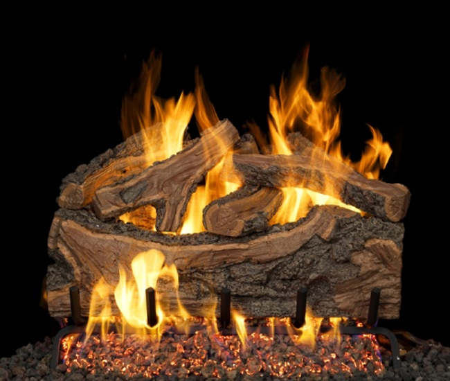 Real Fyre Outdoor Rugged Forest Split Gas Log Set Real Fyre Outdoor Rugged Forest Split Gas Log Set