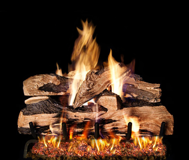 Real Fyre Outdoor Split Oak Designer Plus Gas Log Set Real Fyre Outdoor Split Oak Designer Plus Gas Log Set