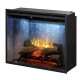 Dimplex Revillusion 30-inch Built-In Firebox with Glass Pane and Plug Kit, Weathered Concrete (RBF30WCG)