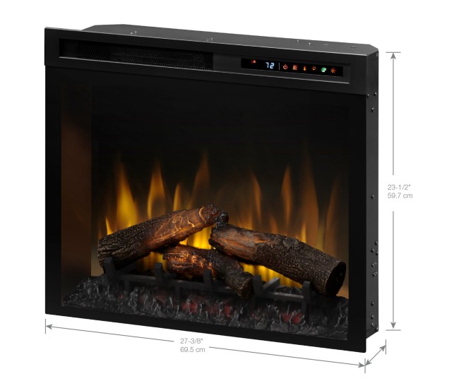 Dimplex Multi-Fire XHD 28-inch Plug-in Electric Firebox with ReaLogs
