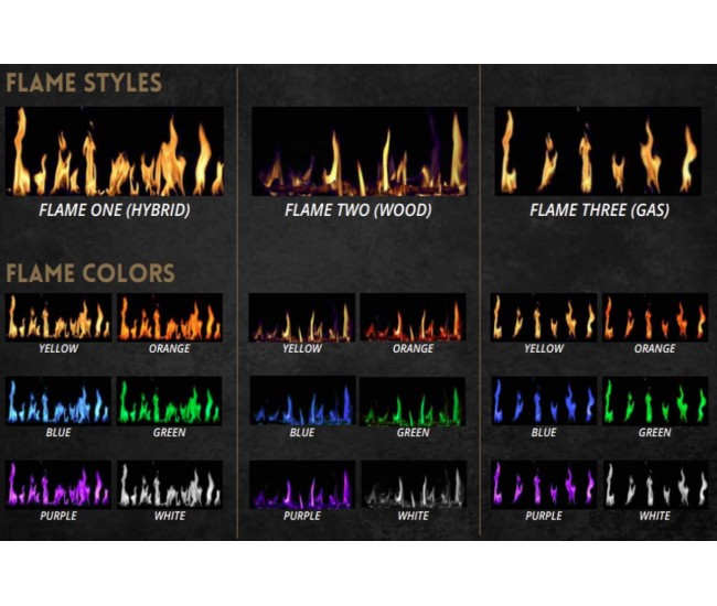 Modern Flames 76-inch Orion Slim Virtual Electric Fireplace