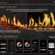 Modern Flames 120-inch Orion Multi Virtual Electric Fireplace