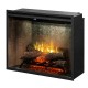 Dimplex Revillusion 30-inch Built-In Firebox with Glass Pane and Plug Kit, Weathered Concrete (RBF30WCG)