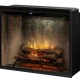 Dimplex Revillusion 36-inch Portrait Built-In Firebox with Glass Pane and Plug Kit, Weathered Concrete (RBF36PWCG)