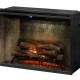 Dimplex Revillusion 36-inch Built-In Firebox with Glass Pane and Plug Kit, Weathered Concrete (RBF36WCG)