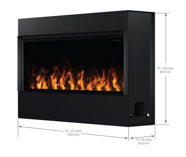 Dimplex Opti-Myst 46-inch Linear Built-In Electric Fireplace (OLF46-AM)