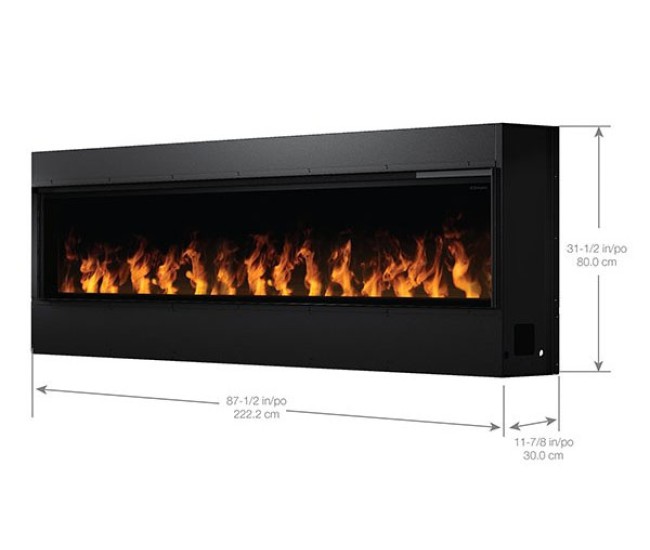 Dimplex Opti-Myst 86-inch Linear Built-In Electric Fireplace (OLF86-AM)