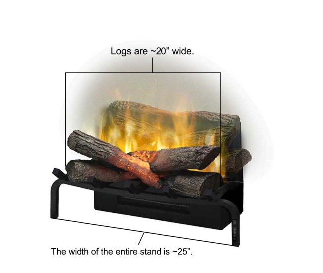 Dimplex Revillusion 25-inch Plug-In Log Set