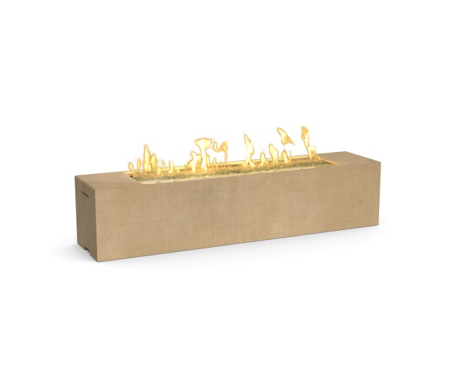 American Fyre Design Cafe Blanco Milan Linear Firetable (Low Model)