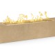 American Fyre Design Cafe Blanco Milan Linear Firetable (Low Model)