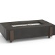 American Fyre Designs Black Lava Iron Saddle Firetable (60")
