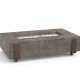 American Fyre Designs Dark Basalt Iron Saddle Firetable (60")