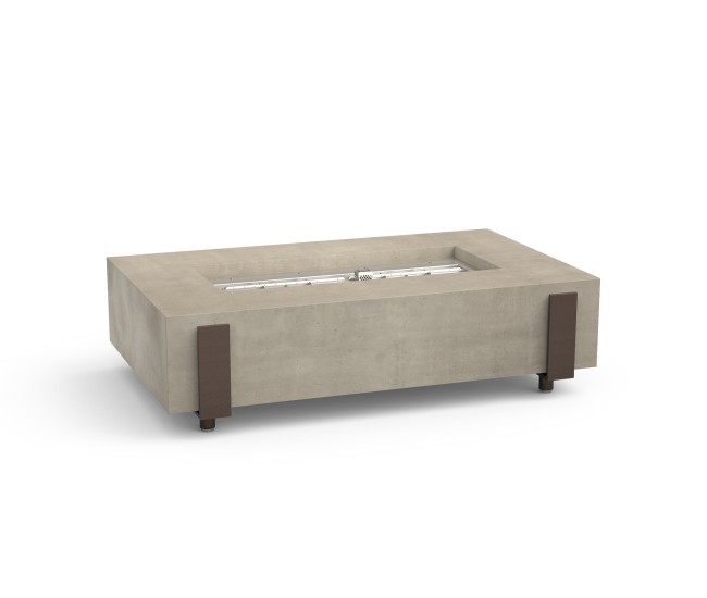 American Fyre Designs Smoke Iron Saddle Firetable (60")