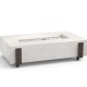 American Fyre Designs White Aspen Iron Saddle Firetable (60")