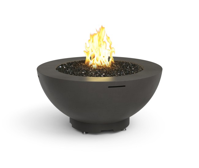 American Fyre Designs Black Lava 48-inch Fire Bowl