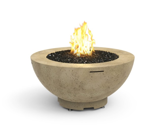 American Fyre Designs Travertine 48-inch Fire Bowl