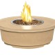 American Fyre Designs Cafe Blanco Contempo Round Firetable