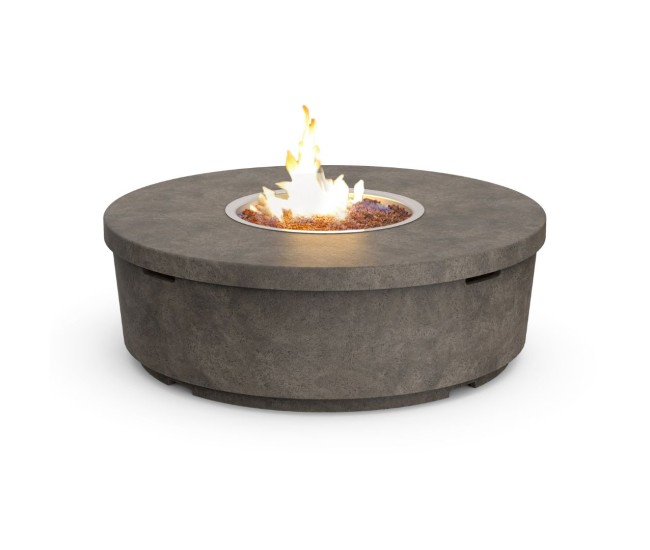 American Fyre Designs Dark Basalt Contempo Round Firetable