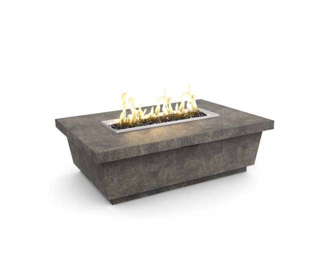 American Fyre Designs Dark Basalt Contempo Rectangle Firetable