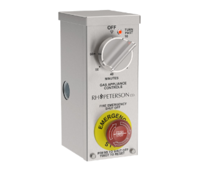 Commercial Gas Auto-Shut Off and Electric Timer