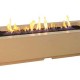 American Fyre Designs Cafe Blanco Louvre Long Rectangle Fire Pit