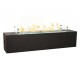 American Fyre Design Dark Basalt Milan Linear Firetable (Low Model)