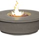American Fyre Designs Black Lava Contempo Round Firetable