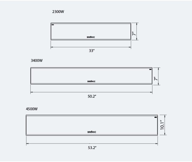 Bromic Platinum Smart-Heat 2300W Radiant Electric Heater