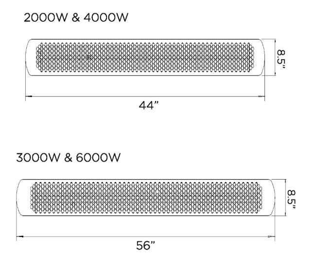 Bromic Tungsten Smart-Heat 6000W Electric Heater 