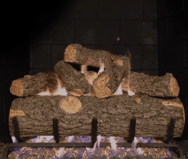 Real Fyre Outdoor Golden Oak Designer Plus Gas Log Set Real Fyre Outdoor Golden Oak Designer Plus Gas Log Set